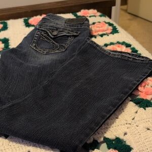 Silver Jeans Women's Dark Blue Boot Cut Jeans